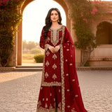 Designer Classy Gmy Silk Suit