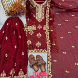 Designer Classy Gmy Silk Suit