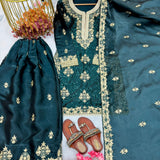 Designer Classy Gmy Silk Suit