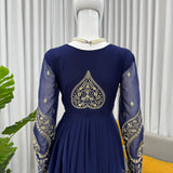 Dark Blue Premium Embroidered Suit