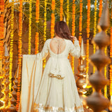 Ethnic Heavy Chinon Silk Gown