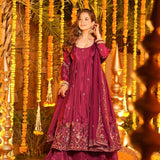Designer Pink Festive Anarkali Plazzo