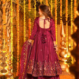 Designer Pink Festive Anarkali Plazzo