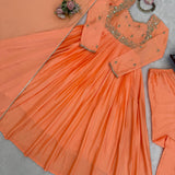 Ethnic Chinon Anarkali Gown