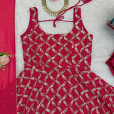 Fancy Faux Georgette Anarkali Suit