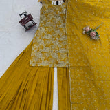 Stunning Embroidered Silk Suit