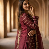 Luxurious Embroidered Straight Suit