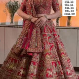 plus size dulhan wedding lehnga