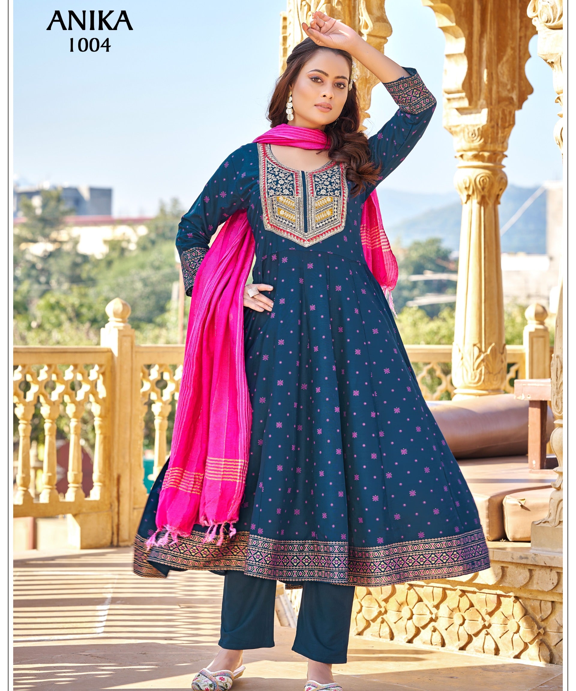 plus size anika salwar suit