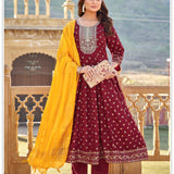 plus size anika salwar suit