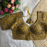 Beautiful Embroidered Saree Blouse