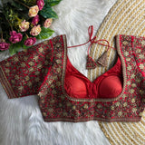 Beautiful Embroidered Saree Blouse