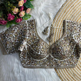 Beautiful Embroidered Saree Blouse