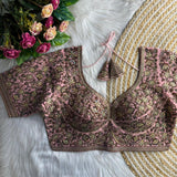 Beautiful Embroidered Saree Blouse