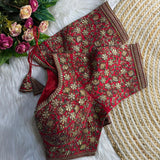 Beautiful Embroidered Saree Blouse