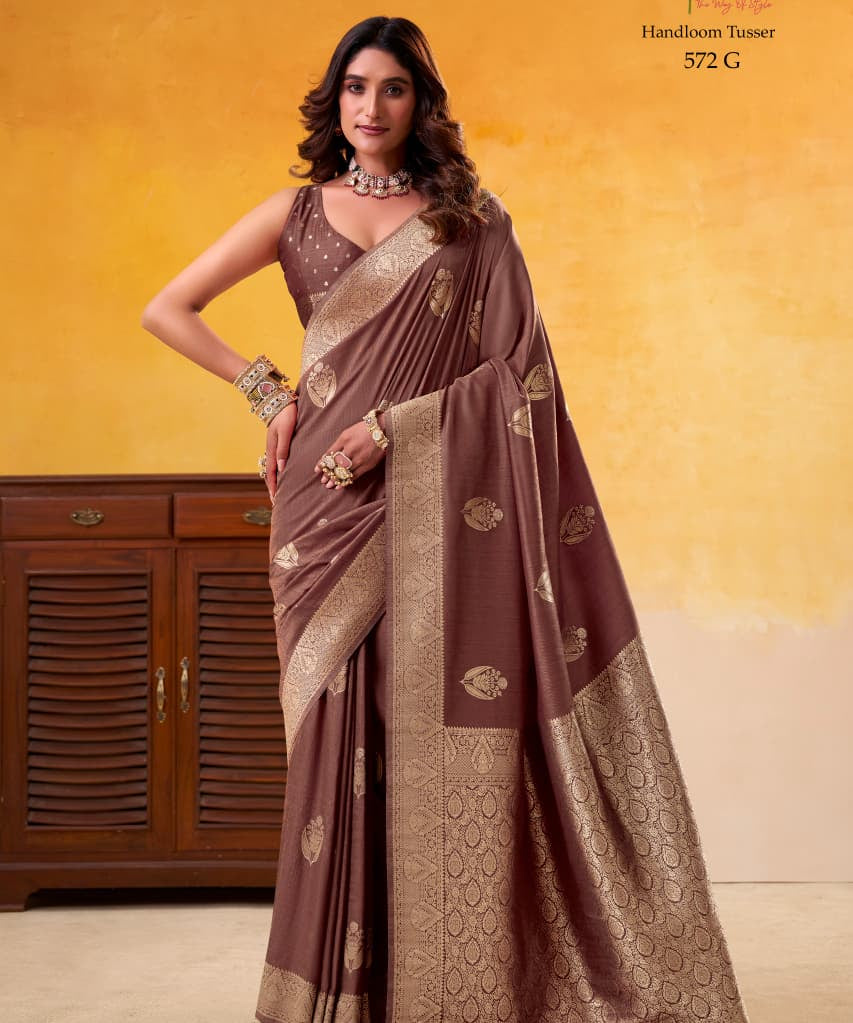 Rajpath Designer Dhatu Silk Saree