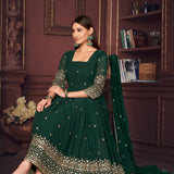 Stunning Embroidered Anarkali Suit