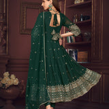 Stunning Embroidered Anarkali Suit