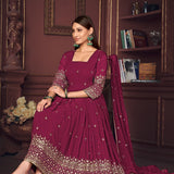 Stunning Embroidered Anarkali Suit