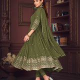 Stunning Embroidered Anarkali Suit