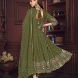 Stunning Embroidered Anarkali Suit