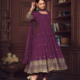 Stunning Embroidered Anarkali Suit