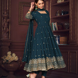 Stunning Embroidered Anarkali Suit