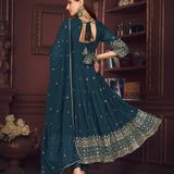Stunning Embroidered Anarkali Suit