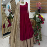 Attractive Georgette Anarkali Gown