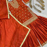 Gorgeous Gmy Silk Top Sharara