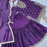 Gorgeous Gmy Silk Top Sharara