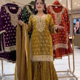 Gorgeous Gmy Silk Top Sharara