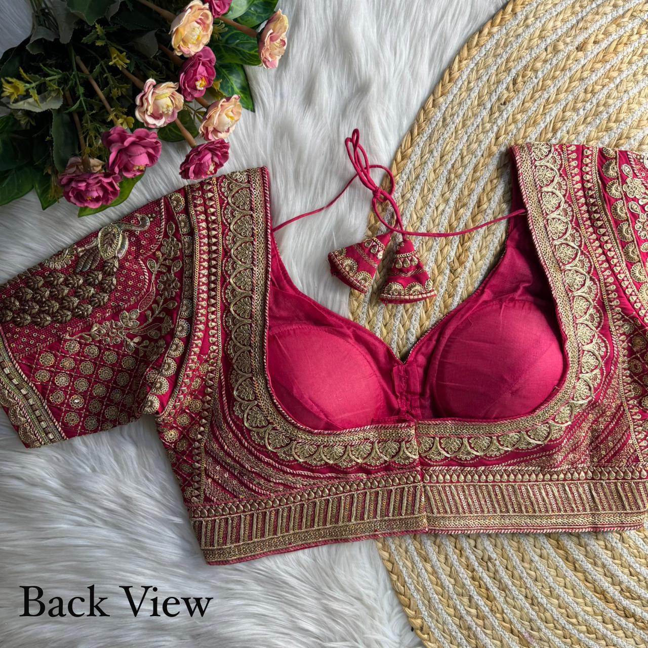 Sabyasachi Silk Embroidered Blouse