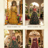 Lavish Orangaza Floral Printed Lehenga