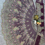 Gorgeous Peacock Embroidered Lehenga