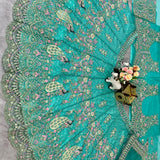 Gorgeous Peacock Embroidered Lehenga