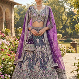 Gorgeous Peacock Embroidered Lehenga