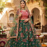 Lavish Orangaza Floral Printed Lehenga