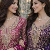 Lavish Embroidered Premium Anarkali Gown