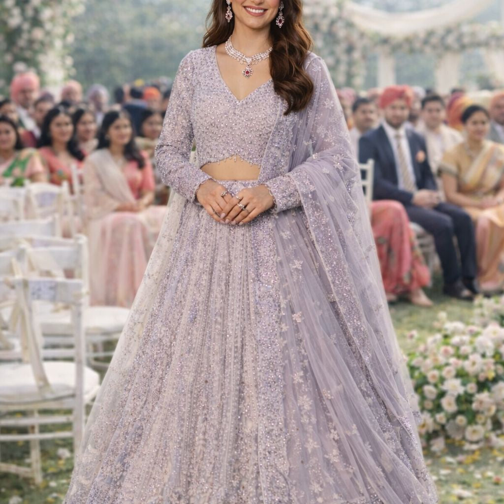 Premium Mrudangi Embroidered Lehenga