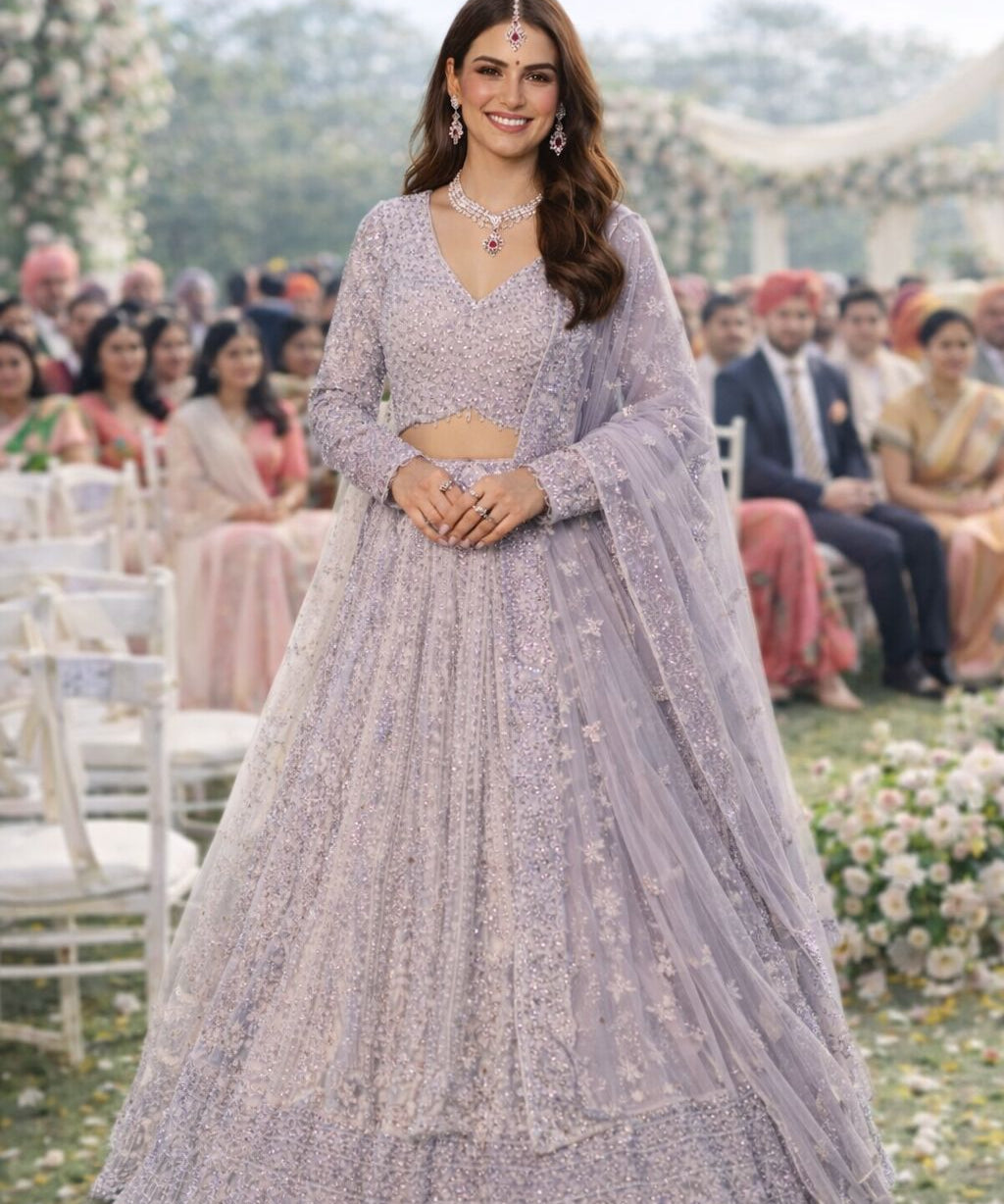 Premium Mrudangi Embroidered Lehenga