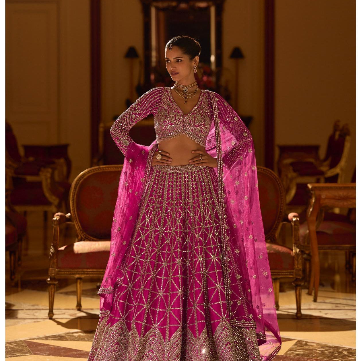 Padmini Adorn Silk Bridal Lehenga