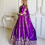 Violet Premium Silk Lehenga Choli