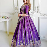 Violet Premium Silk Lehenga Choli