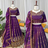 Violet Premium Silk Lehenga Choli