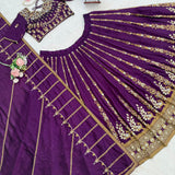 Violet Premium Silk Lehenga Choli