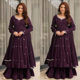 Designer Heavy Roman Silk Gown