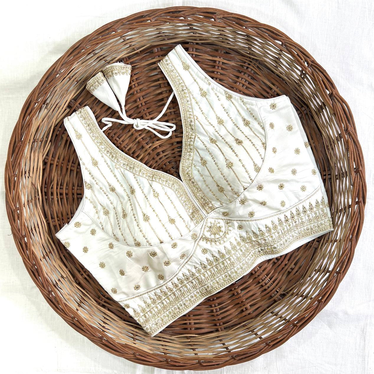 Attractive Chakori Silk Blouse