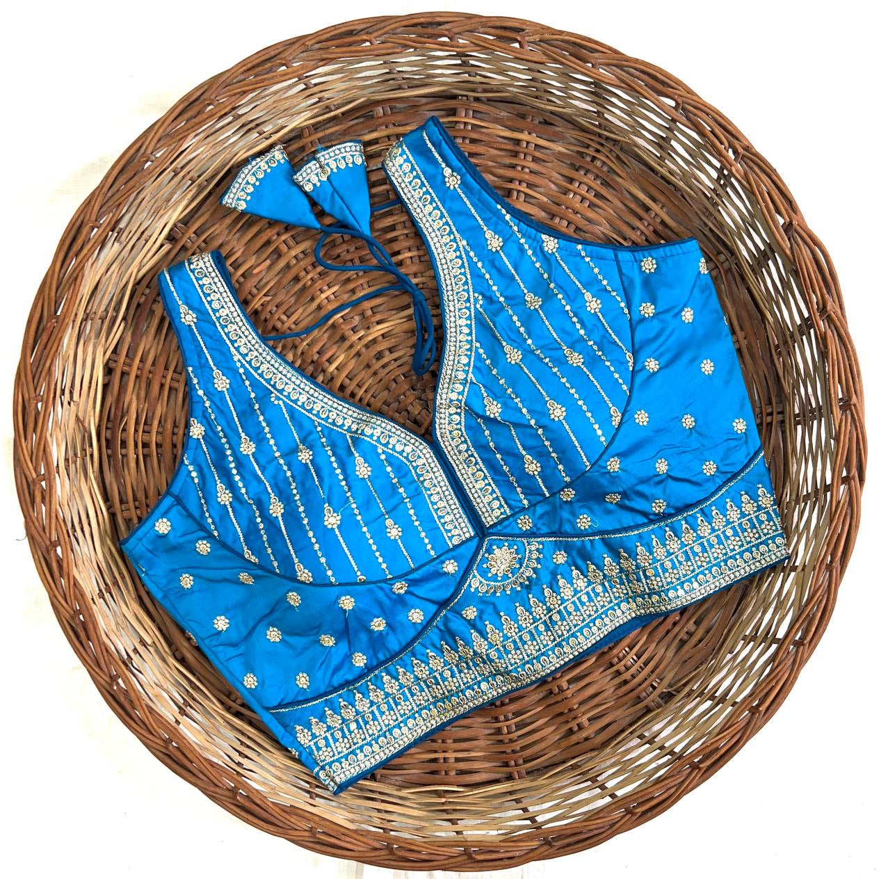 Attractive Chakori Silk Blouse