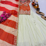 Designer Fandy Silk Top Lehenga